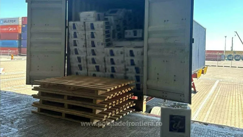 Descoperire de 8,2 milioane de lei în Portul Constanța. Ce a sosit din Olanda? - Foto: Politia de Frontiera