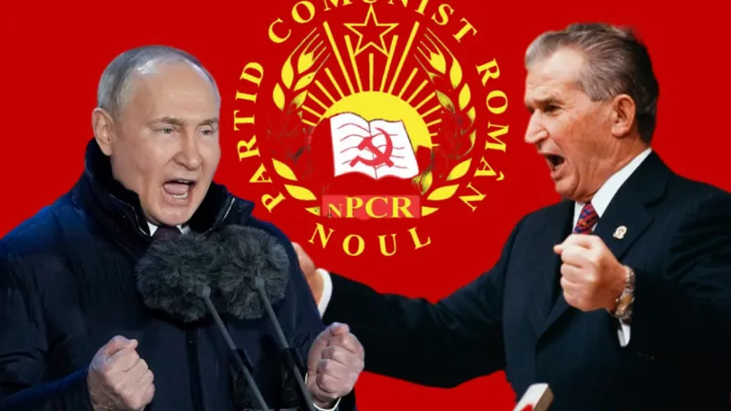 Cine este „Noul partid Comunist”, aliatul din România al lui Putin? Îi înalță ode lui Ceaușescu - Foto: Profimedia Images / FB