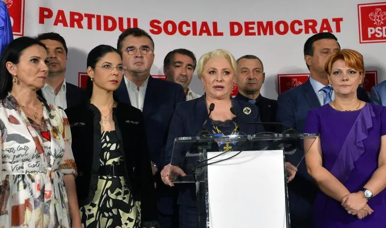 Noua conducere a PSD, aparent unită în jurul lui Dăncilă Foto: Hotnews