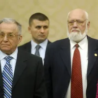 Iliescu și Voican Voiculesc FOTO: Libertatea