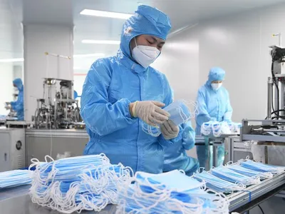 Măștile vor veni din China/FOTO: news.cgtn.com