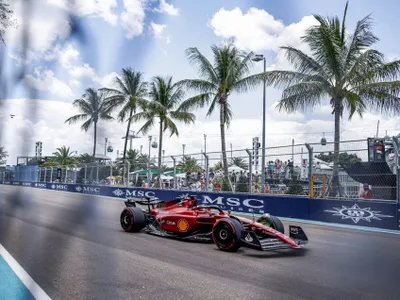 Charles Leclerc ia startul din pole în Miami GP. / Foto: Digi Sport, Facebook