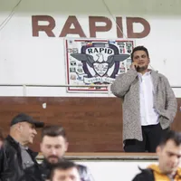 Dragnea Jr. a participat la meciul dintre Rapid și Turris Măgurele. Foto:Inquam Photos/Octav Ganea