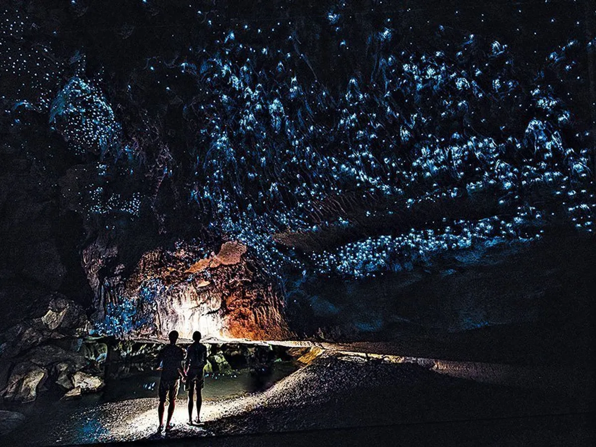 Peștera Waitomo Glowworm - Satul Waitomo, Noua Zeelandă