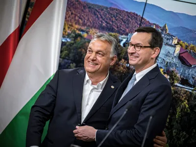 Viktor Orban și Mateusz Morawiecki- Foto: MTI