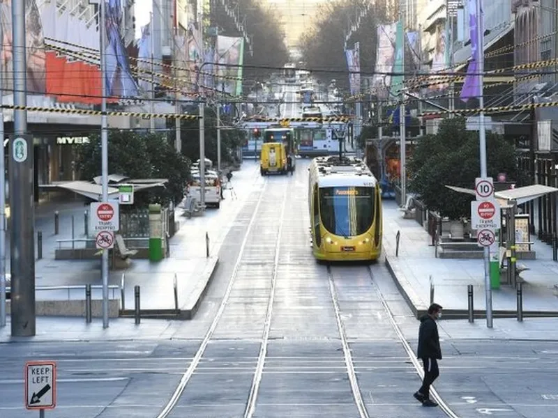 Melbourne, al doilea oraş din Australia, și statul Victoria intră din nou în lockdown. / Foto: bbc.com