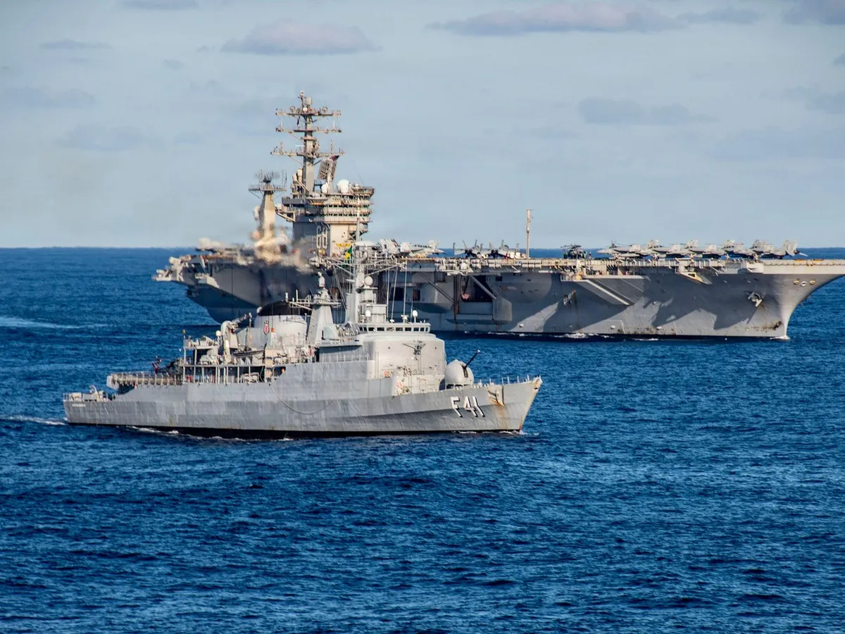 Grupul de luptă al portavionului USS Nimitz - Foto: Profimedia images