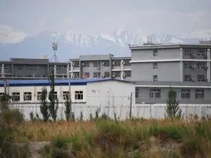 Lagăr din Xinjiang/ Foto: cnn