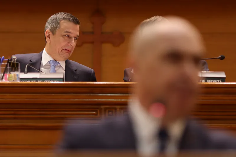 Grindeanu și Bolojan - Foto: INQUAM PHOTOS / George Călin