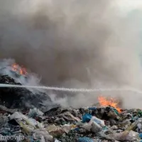 Incendiu la o groapă de gunoi din Dâmbovița - Foto: ISU Dâmbovița
