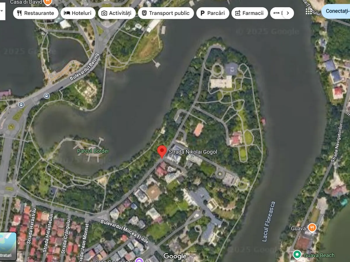 Președintele Dan s-ar muta în vila folosită de Dăncilă, Bolojan, în casa Mioarei Roman (surse) - Foto: captură Google Maps