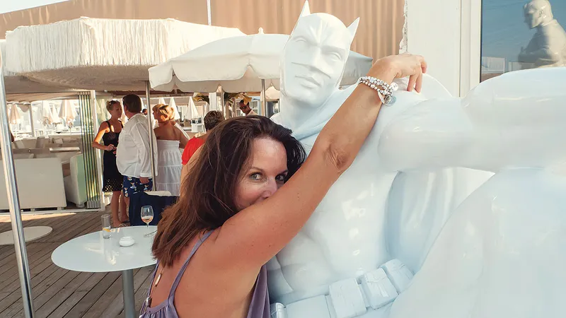 La plajă în Saint Tropez