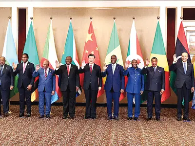 Reprezentanți la lucrările BRICS de la Johannesburg,  care a avut loc în perioada 22-24 august 2023 - Foto: Profimedia Images