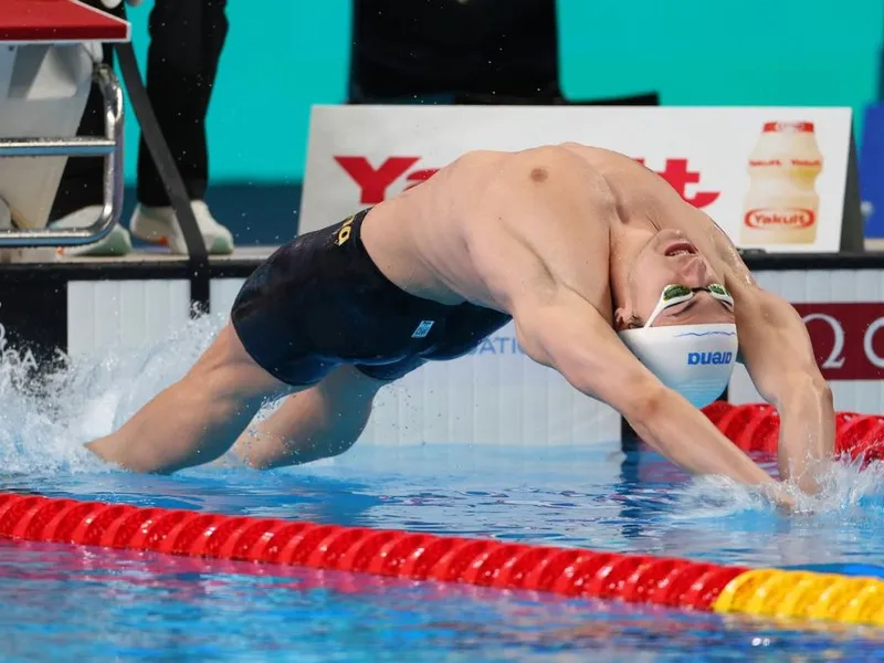 Denis-Laurean Popescu, la World Aquatics Championships, la Doha - Foto: Profimedia Images (Imagine cu caracter ilustrativ)