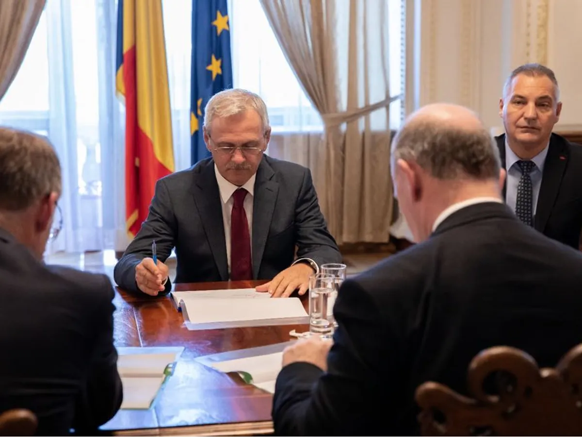 Mircea Drăghici și Liviu Dragnea Foto: Facebook