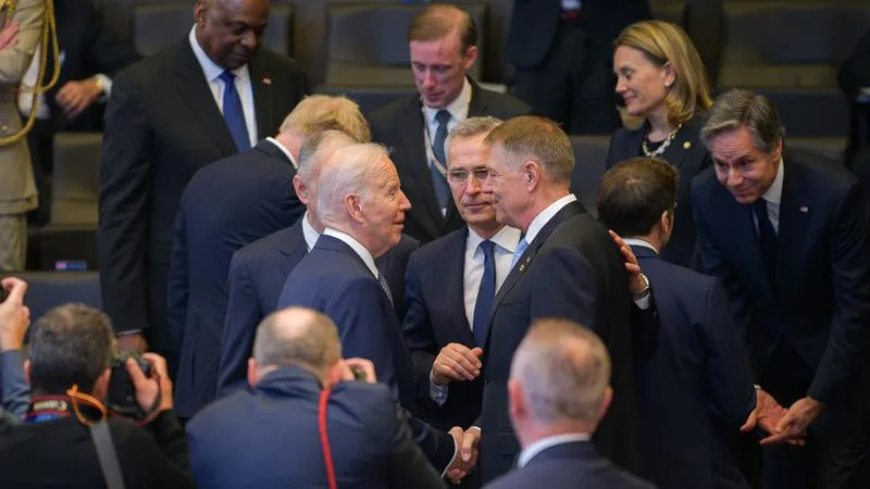Joe Biden și Klaus Iohannis/ Foto: Presidency.ro
