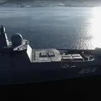 Fregata rusă Amiral Gorşkov, exerciții în largul coastelor sud-africane. Va trece prin Marea Neagră - FOTO: YouTube/lamarga