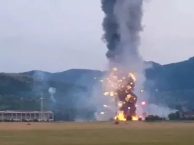 Explozie la Uzina Mecanică Tohan din Braşov/Foto: captură video