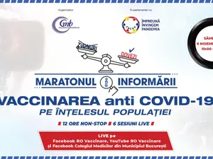 „Maratonul informării” despre vaccinul anti-COVID, la Biblioteca Națională a României/FOTO: Facebook/RO Vaccinare