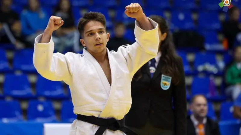 Alexandru Matei a câştigat medalia de aur la Cupa Europeană de judo de la Malaga. Performanță Foto: facebook/ CS Dinamo București