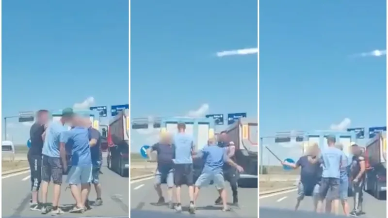 Bătaie în trafic - Foto: Ora de Sibiu