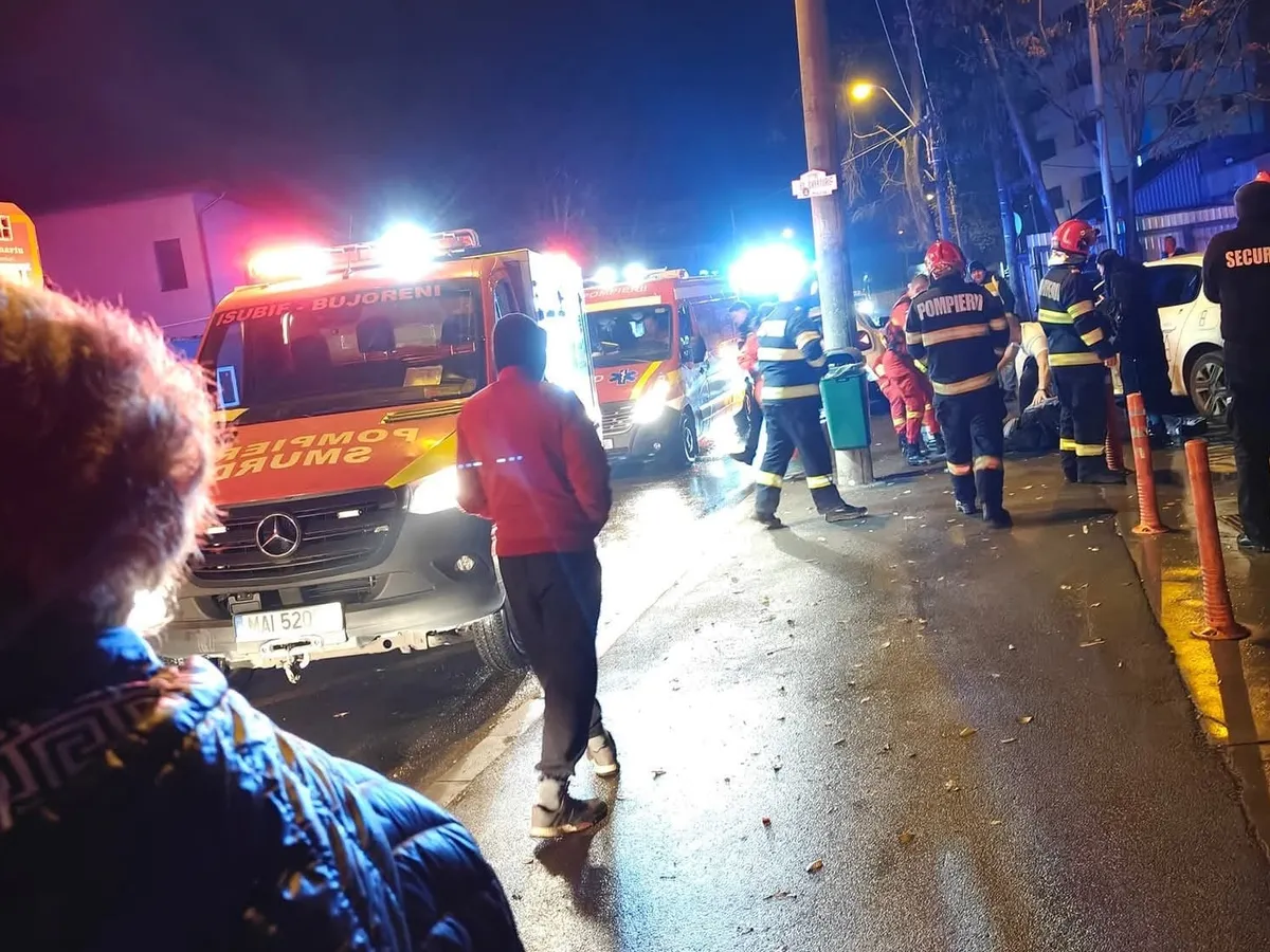 Accident în București- Foto: Facebook/ Info Trafic