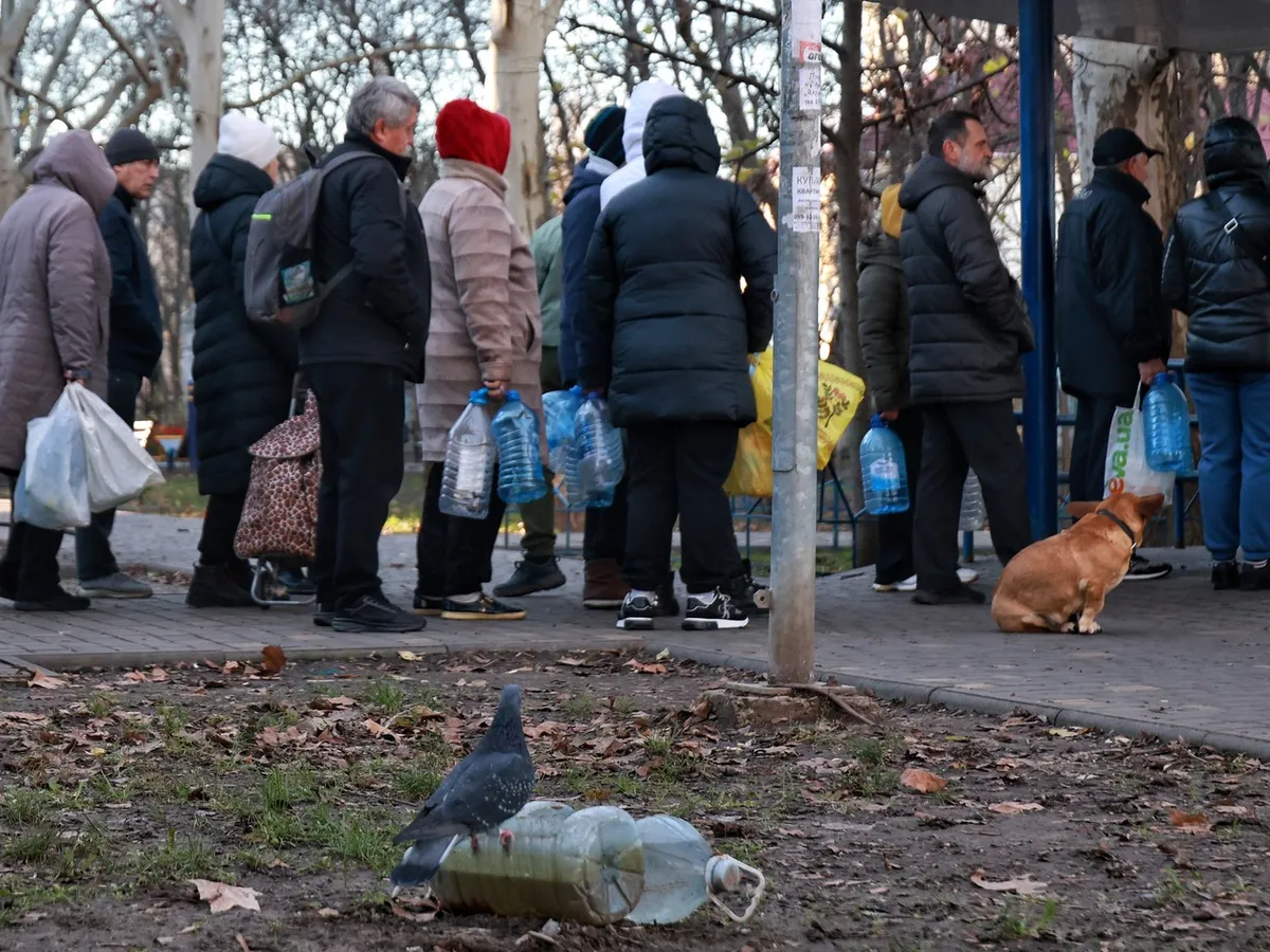 Din cauza bombardamentelor Rusiei, Odesa rămâne des fără utilități - Foto: Profimedia images