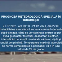 Foto: Facebook  Administraţia Naţională de Meteorologie