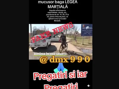 Se închid granițele. O nouă minciună care se viralizează. Autoritățile, anunț de ultimă oră - Foto: Facebook / Ministerul Afacerilor Interne