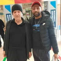 Finanțatorul FCSB, de nerecunoscut, la Otopeni. Totuși, un fan și-a dat seama cine e Foto : Facebook