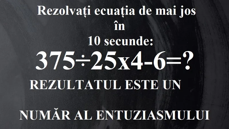 Problemă de matematică Foto: Newsweek