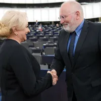Dăncilă a fost agresivă în discurs, la Parlamentul European. Foto AFP