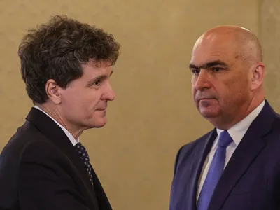 Nicușor Dan și Ilie Bolojan - Foto: INQUAM PHOTOS / Octav Ganea