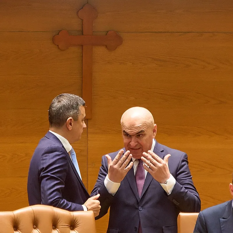 Ilie Bolojan și Sorin Grindeanu - Foto: Profimedia Images