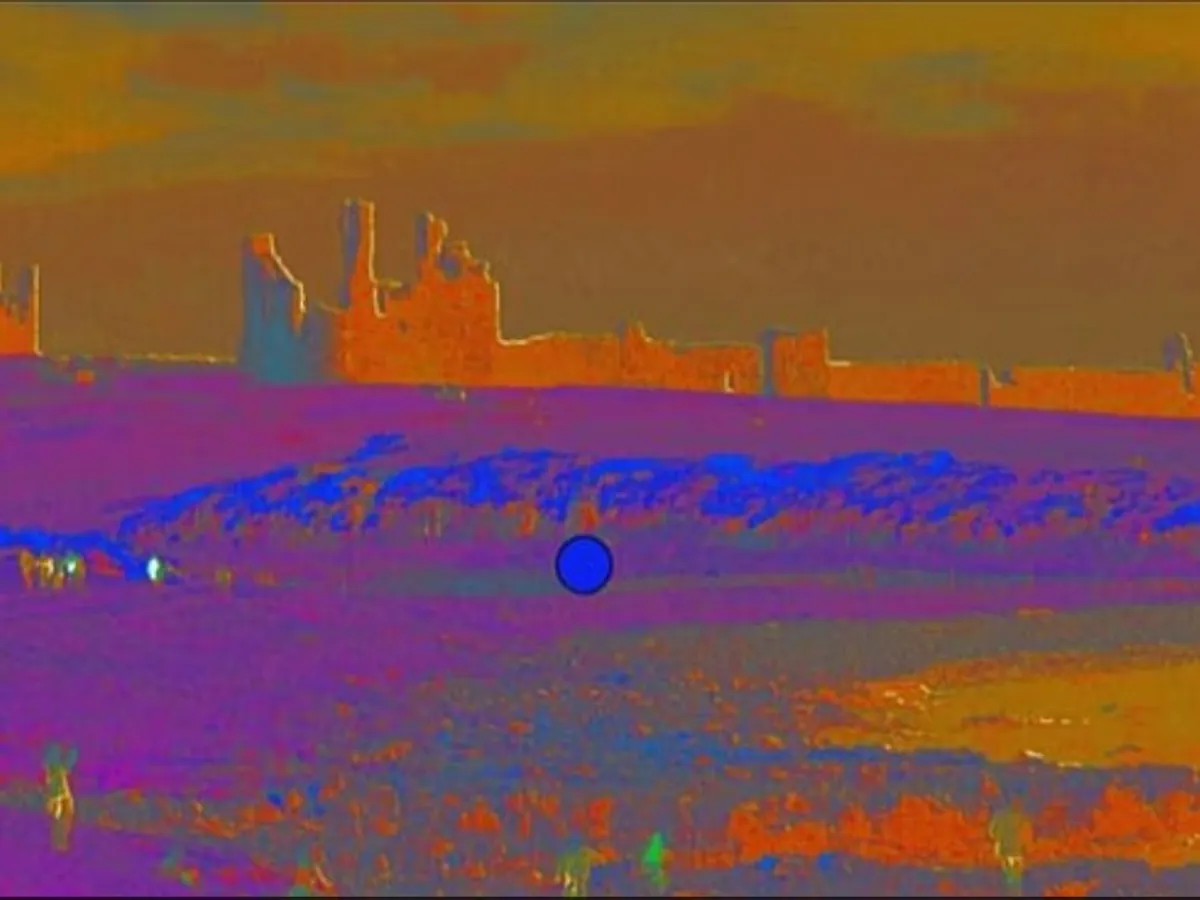 Iluzie optică - imagine color - Foto: Daily Mail