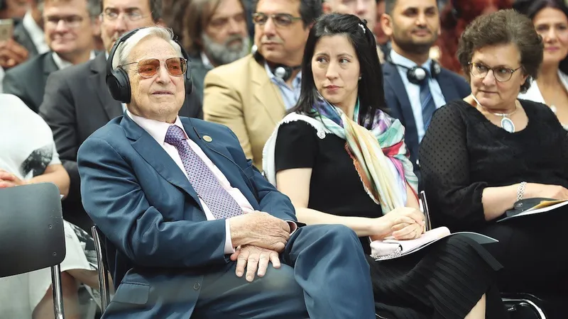 George Soros este căsătorit cu Tamiko Bolton, a treia sa soție, cu 41 de ani mai tânără - Foto Guliver/ Getty Images
