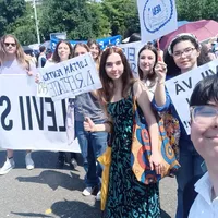 Elevii susțin greva profesorilor Foto: Facebook/Asociația Elevilor din Constanța