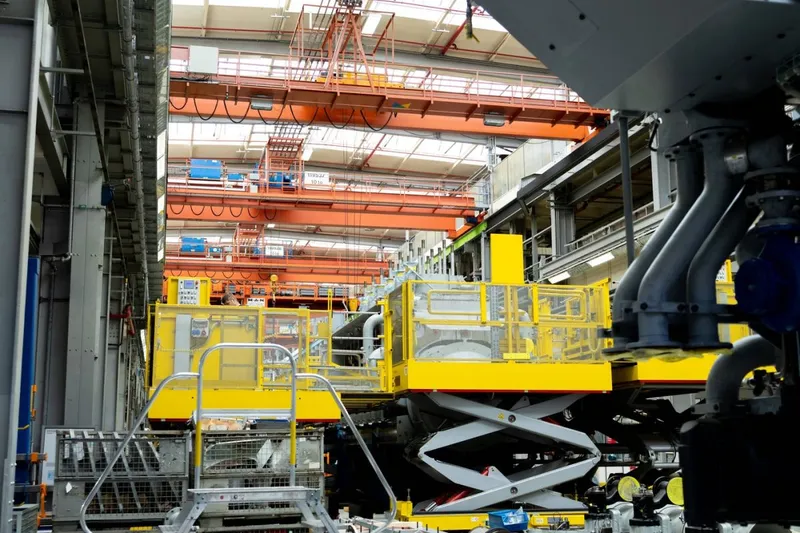 Facilitate de producţie din Augsburg a subcontractorului Volkswagen Everllence SE - Foto: Profimedia Images