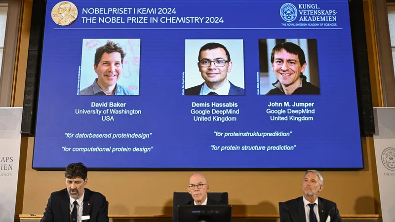 Premiul Nobel pentru Chimie, câștigat de David Baker, Demis Hassabis, John Jumper. Ce au descoperit - Foto: Profimedia Images