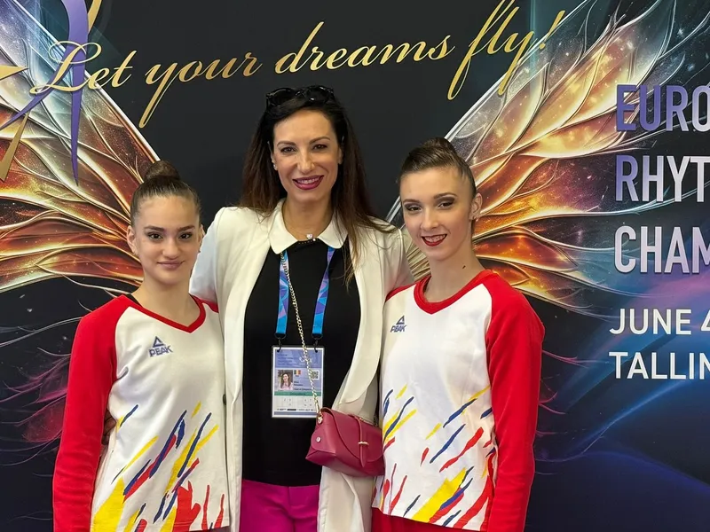 România, în finalele de la panglică și individual compus la Europenele de gimnastică ritmică - Foto: Facebook / Federatia Romana de Gimnastica Ritmica