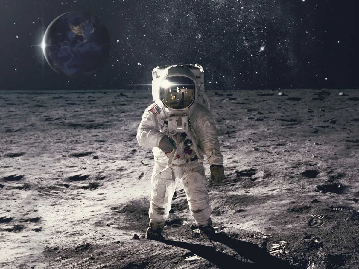 Astronaut pe lună - Foto: Freepik (Imagine cu rol ilustrativ)
