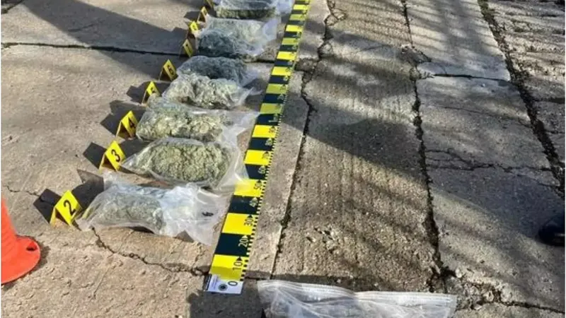 Captură impresionantă a polițiștilor din mașina unui român. DIICOT a intrat pe fir - Foto: IPJ