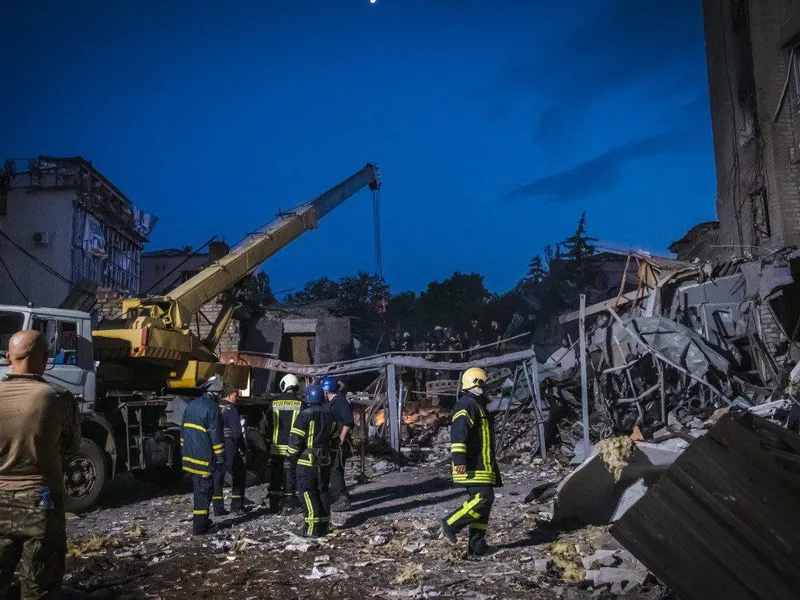 Atac cu rachete în Kramatorsk - Foto: Twitter/ @Militarylandnet