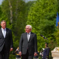Klaus Iohannis şi omologul său german, Frank Walter Steinmeyer - Foto: Precidency.ro