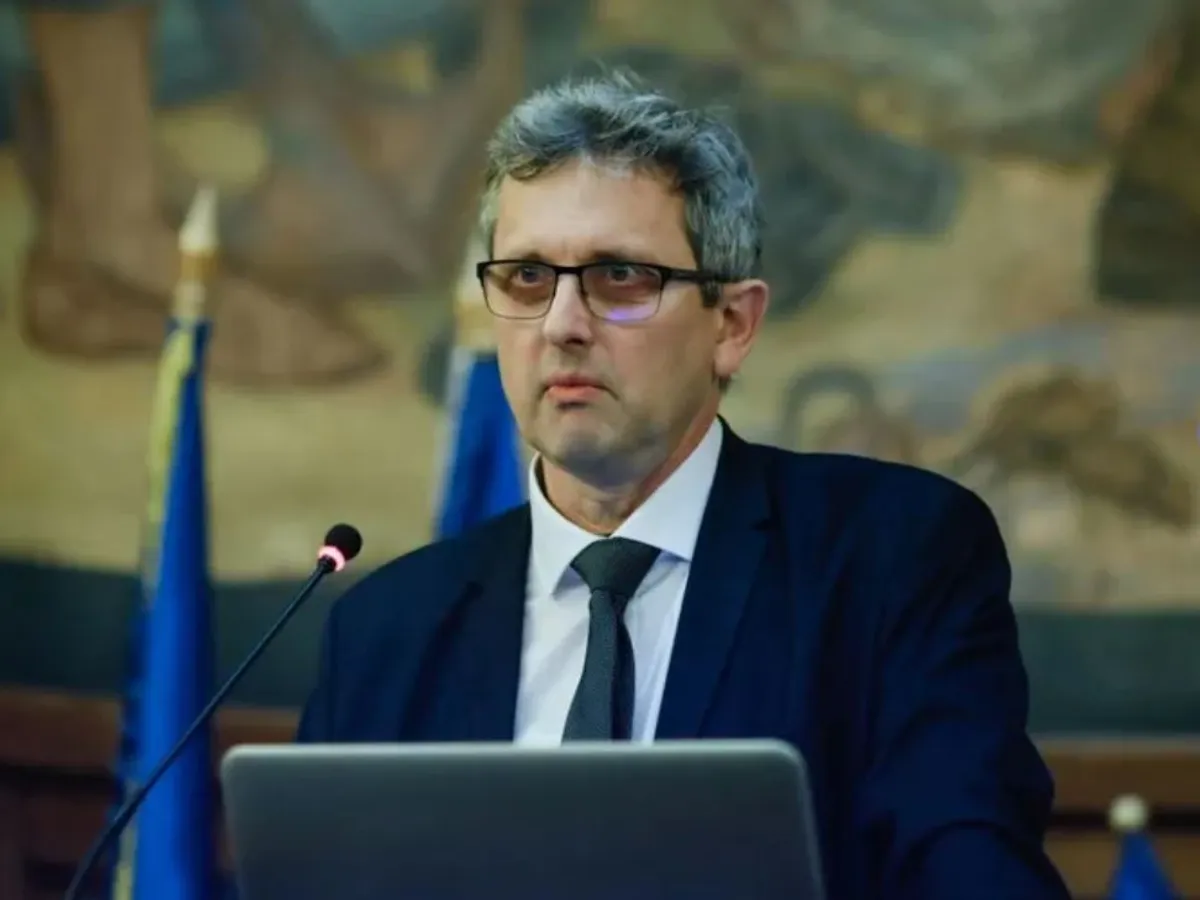 Valentin Lazea, la un eveniment organizat de AmCham, cu sprijinul ASE - Foto: INQUAM PHOTOS/George Călin