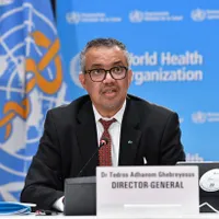 Șeful Organizației Mondiale a Sănătății (OMS), Tedros Adhanom Ghebreyesus, în cadrul unei conferințe de presă la Geneva, Elveția, la 6 aprilie 2023 (imagine cu caracter informativ) Foto: Profimediaimages