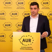 George Simion,  co-președintele AUR/FOTO: HotNews.ro