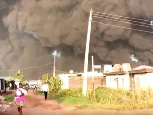 Incendiu in Nigeria Foto: Captura YouTube