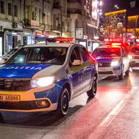 Echipaje ale Poliției Capitalei. Sursă imagine: Facebook DGPMB
