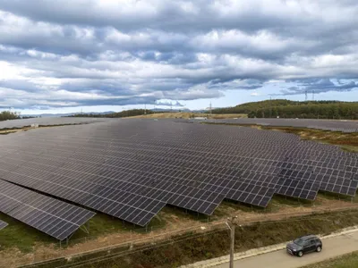 Fermă solară de la Slătioara - Foto: Profimedia Images